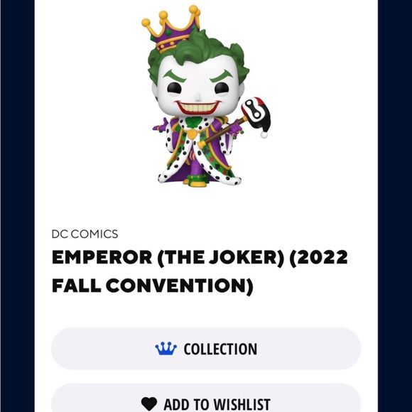 Heroes Emperor (The Joker) Vinyl Figure 2022 Fall Convention Exclusive - Picture 2 of 2